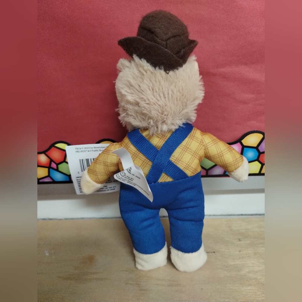 ÷PBS Kids The Berenstain Bears Teddy Bear 9in Stuffed Plush - New - Papa Bear - Picture 7 of 16